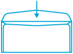 Icon of open side of envelope