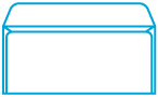 Icon of square flap of envelope