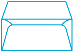 Icon of wallet flap of envelope